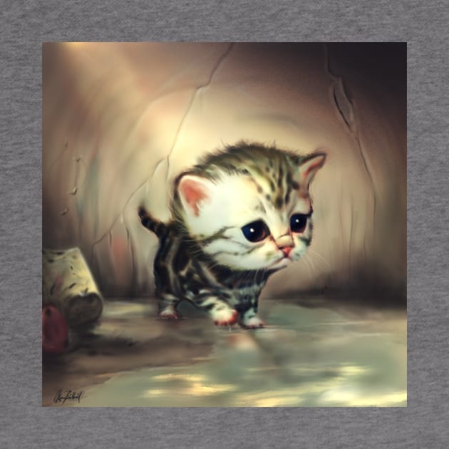 Sad Kitten by Artofokan